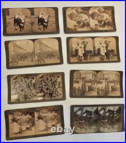 20 Card Boxed Set, Yellowstone, Yosemite, Roosevelt. Color Underwood Stereoview