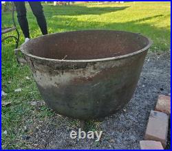 30 Gallon Antique cast iron caldron
