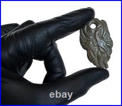 300 BC Ancient Roman Carved Engraved Gemstone Pendant Medallion Amulet Pegasus
