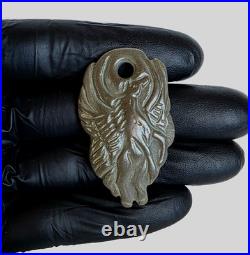 300 BC Ancient Roman Carved Engraved Gemstone Pendant Medallion Amulet Pegasus