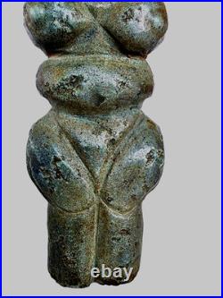 3000 BC Ancient Neolithic, Prehistoric Carved Stone Statue Mother Goddess Idol