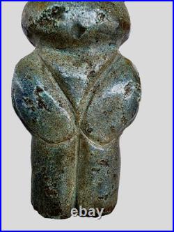 3000 BC Ancient Neolithic, Prehistoric Carved Stone Statue Mother Goddess Idol