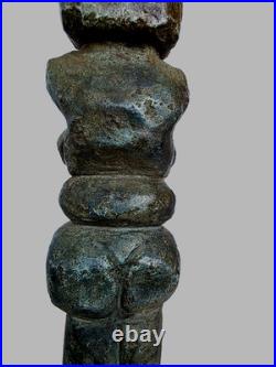 3000 BC Ancient Neolithic, Prehistoric Carved Stone Statue Mother Goddess Idol