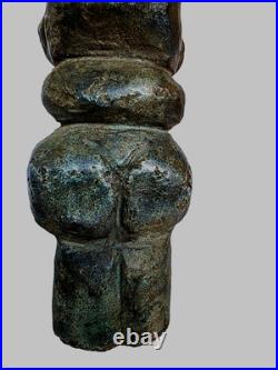 3000 BC Ancient Neolithic, Prehistoric Carved Stone Statue Mother Goddess Idol