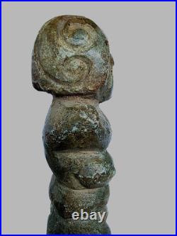 3000 BC Ancient Neolithic, Prehistoric Carved Stone Statue Mother Goddess Idol