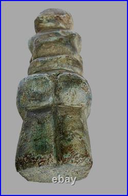 3000 BC Ancient Neolithic, Prehistoric Carved Stone Statue Mother Goddess Idol