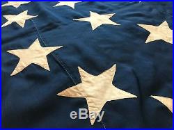 38 Star Antique Vintage American Flag with Medallion Pattern. Capitol Flown