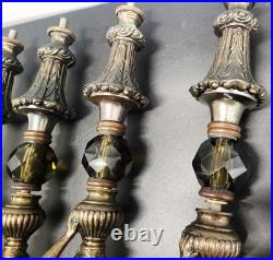 4 Antique Victorian Neo Classical Ladies Sculptures Bronze 21