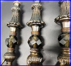 4 Antique Victorian Neo Classical Ladies Sculptures Bronze 21