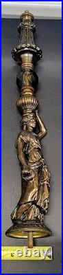 4 Antique Victorian Neo Classical Ladies Sculptures Bronze 21