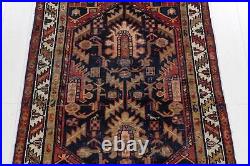 5' 1 x 3' 3 Excellent Hand-Knotted Antique Collectible Tribal Rug