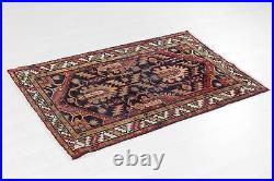 5' 1 x 3' 3 Excellent Hand-Knotted Antique Collectible Tribal Rug