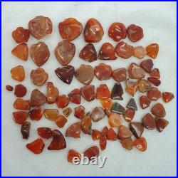 578 grams lot pieces antique ancient african agate beads pendants
