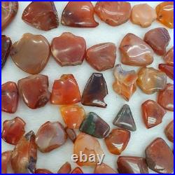 578 grams lot pieces antique ancient african agate beads pendants