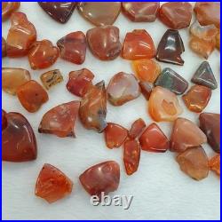 578 grams lot pieces antique ancient african agate beads pendants