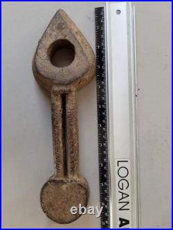 6 Antique Carved, Well-Used Wooden Ghurras from Nepal. A collection