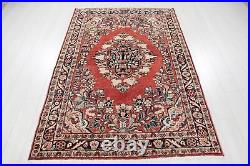 7' x 4' 6 Excellent Hand-Knotted Antique Collectible Antique Tribal Rug