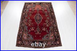 8' 8 x 5' 1 Excellent Hand-Knotted Antique Collectible Floral Tribal Rug