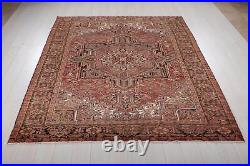 9' 4 x 6' 7 Excellent Hand-Knotted Antique Collectible Geometric Tribal Area R