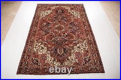 9' 7 x 6' 7 Excellent Hand-Knotted Antique Collectible Geometric Tribal Area R