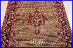9' 9 x 4' 10 Excellent Hand-Knotted Vintage Collectible Tribal Rug