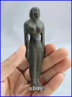 A Rare Ancient Egyptian Pharaonic Piece Made Of Black Pharaonic Wood Bc