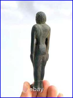 A Rare Ancient Egyptian Pharaonic Piece Made Of Black Pharaonic Wood Bc