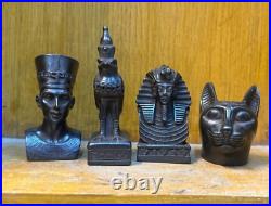 ANCIENT COLLECTION ANTIQUE STATUES Of Rare Masterpieces Egyptian Pharaohs Bc