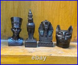 ANCIENT COLLECTION ANTIQUE STATUES Of Rare Masterpieces Egyptian Pharaohs Bc