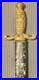 ANTIQUE-1890-Fraternal-Cadet-artillery-style-short-sword-minus-scabbard-Sheath-01-jum