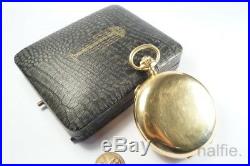 ANTIQUE 18K GOLD INVICTA REPEATER POCKET WATCH ITALY GOVERNOR of TRIPOLI 1913-14