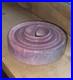 ANTIQUE-1900Ruskin-Pottery-Mauve-Inkwell-Base-West-Smethwick-Oval-Mark-Patent-01-efr