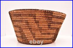 ANTIQUE EARLY Native American Papago Pima INDIAN BASKET Geometric