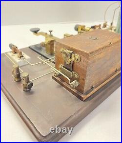 ANTIQUE HOME BREW SPARK TRANSMITTER TUBE RADIO FROM 1920s Marconi Era $9.99