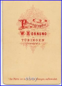ANTIQUE Karl Josef von Hefele German Catholic bishop CDV PHOTO BY W. HORNUNG