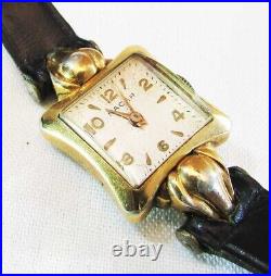 ANTIQUE NACAR GOLD PLATED WOMEN'S Wristwatch GOOD CONDITION COLLECTABLES