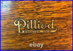 ANTIQUE PILLIOD MACHINIST'S SIX DRAWER OAK TOOL CHEST Swanton, Ohio WOW