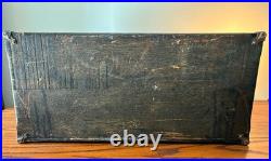 ANTIQUE PILLIOD MACHINIST'S SIX DRAWER OAK TOOL CHEST Swanton, Ohio WOW