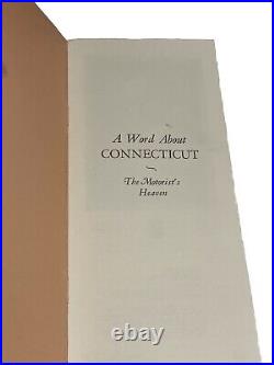 ANTIQUE RARE CONNECTICUT A Lure For A Tour By Harry S. Bond Of The Hotels