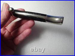 ANTIQUE SCOUT KNIFE/SCABBARD Voos Solingen Germany Fist & Arrows NICE 1