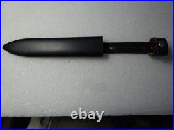 ANTIQUE SCOUT KNIFE/SCABBARD Voos Solingen Germany Fist & Arrows NICE 1