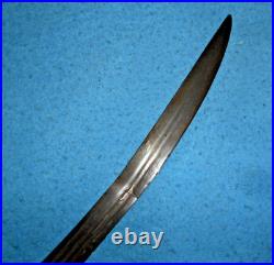 ANTIQUE VINTAGE c1870 ISLAMIC HAND MADE SCIMITAR SWORD With SCABBARD ARABIAN SWORD