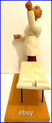 ANTIQUE WOOD TOY Doctor's Office ITALY BY ROMER CORMANO 1940 1950