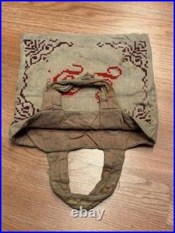 AS IS Antique 1800s Sampler Embroidery Bag