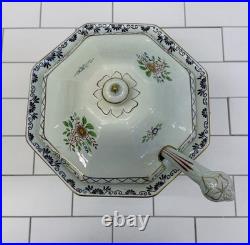 Adams Calyx Ware Tureen withLid, Ladle & Under plate Antique C. 1900