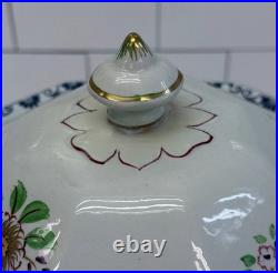 Adams Calyx Ware Tureen withLid, Ladle & Under plate Antique C. 1900