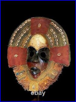 African art Dan mask Mask Authentic Antique Hand Carved 1658