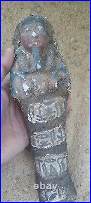 Ancient Antiquities Egyptian Pharaonic Servant Ushabti Shabti Stone