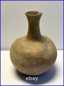 Ancient Archaic Native American Indian Clay Pottery Vessel / Water Jug