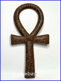 Ancient Egyptian Antique Ankh Key Of Life Egypt Carved Granit Stone